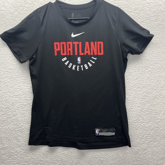 Nike Other - Nike Shirt Womens Large Black Portland Basketball NBA Engineered Dri Fit Sports